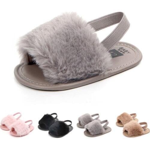 Infant Baby Girl Summer Sandals Anti-slip Flip-flop Toddler Kids Shoes Prewalker Soft Sole Girl Bowknot Shoes