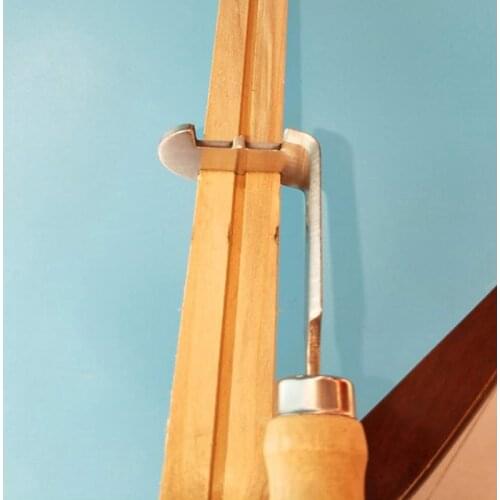 Stainless Steel Bee Hive Cleaner Honey Shovel Uncapping Scraper Frame Cleaning Tool with Wood Handle Beekeeping Supplies