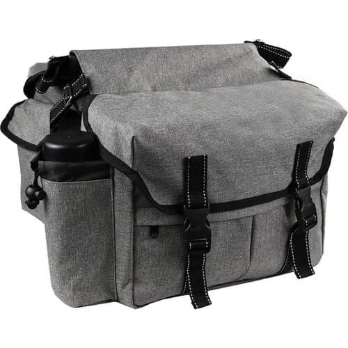 25L Bike Rear Storage Bag Large Capacity Bike Rack Pannier Trunk Basket Back Seat Shelf Pouch Cycling Accessory For Folding Bike