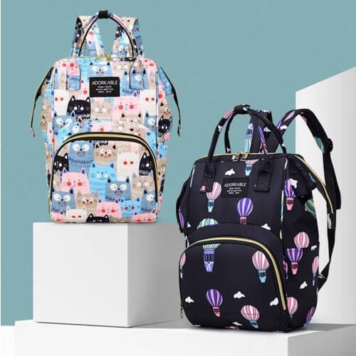 NEW Fashion Mummy Maternity Nappy Bag Large Capacity Nappy Bag Travel Backpack Nursing Bag for Baby Care Womens Fashion Bag