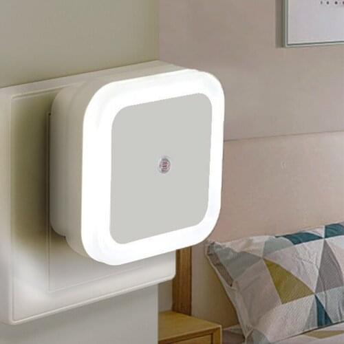 Rivaille LED Night Light Sensor Control Night Lamp Energy Saving LED Sensor Lamp US Plug Nightlight for Children Kids Bedroom