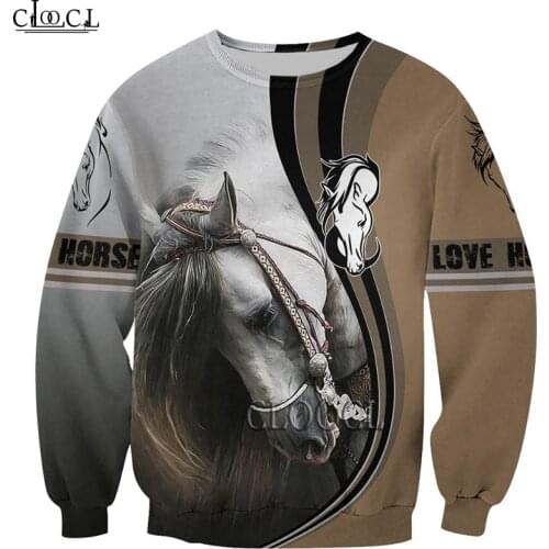 HX Love Horse 3D Printed Hoodie Men Women Sweatshirt Unisex Streetwear Zip Pullover Casual Jacket Tracksuits Drop Shipping