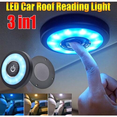 Universal Car LED Night Light Rechargeable Magnetic LED Auto Styling Night Light Car Interior Light Ceiling Lamp Atmosphere Lamp
