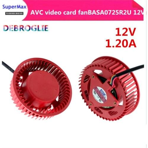 AVC BASA0725R2U ATI HD5770 HD4890 HD4870 HD5970 HD5870 video card fan air purifier fan