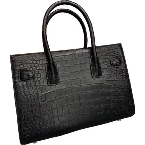 YL0014 Crocodile Quality Real Leather Luxury Handbag Womens Famous Brands High Quality Fashionable Womens Bag