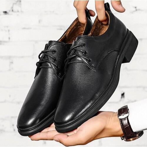 Zapatos Cuero Leather Oxford Shoes Man Casual Men Business Zapatos De Cuero Hombre Formal Flat Lather For Mens Mens