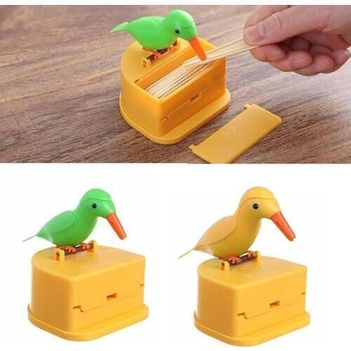 1pc Fashion Creative Press Automatic Toothpick Box European Smart Toothpick Box Fully Automatic Storage Dispenser Container