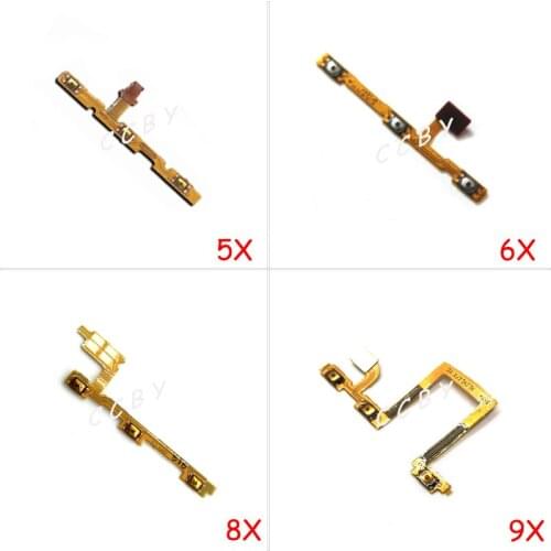 10PCS For Huawei Honor 4X 5X 6X 8X 9X Max Power On Off Volume Switch Side Button Key Flex Cable Replacement Parts