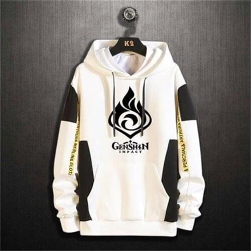 2021 Genshin impact anime Mens hoodies harajuku Sweatshirts man women clothing Unisex streetwear M-3XL Oversized hoodie