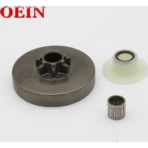 .325-7T Clutch Bell Drive Spur Sprocket Drum Worm Gear Fit For Chinese Chainsaw 4500 45cc 5200 52cc 5800 58cc Saws Spare Parts