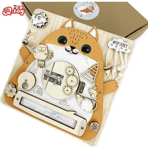 Toddler Busyboard Wooden Sensory Activity Boards Unlock Toy Essential Educational Sensory Board For Toddlers Montessori