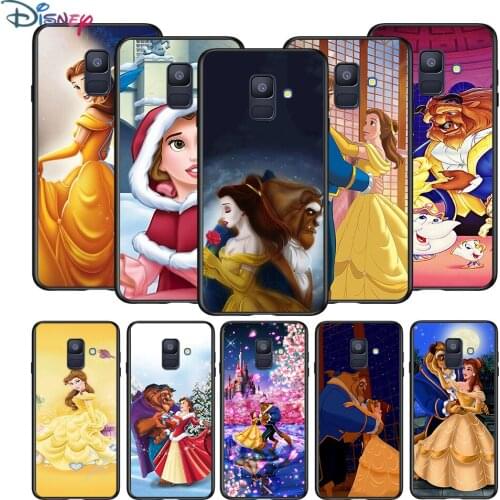 Beauty and the Beast For Samsung Galaxy A8 A9 A7 A750 A6 A5 A3 A6S A8S Star Plus 2016 2017 2018 Black Phone Case