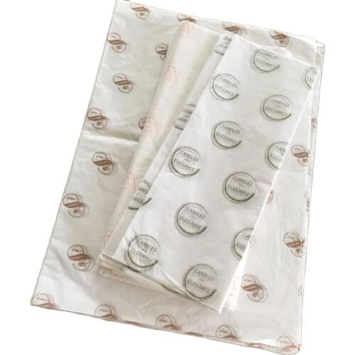 Custom Printed ECO Friendly Wrapping Tissue Paper Logo Gift Clothes Shoes For Packing