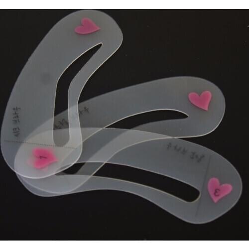 GOOD Reusable DIY eyebrows card eyebrow stencils grooming shaping template as eyebrow drawing card aid as cosmetic accessories
