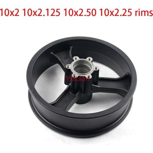 Alloy 10 inch solid Electric scooter wheel rims 10 inch alloy wheel rims 10x2 10x2.125 10x2.50 10x2.25 tires rims