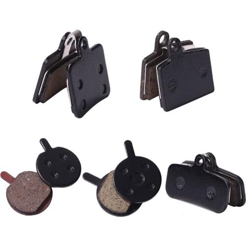 2 Pairs Bicycle Disc Brake Pads Metal Gold MTB Bike Brake Pads For TPR AVID ZOOM Bicycle Accessories Resin