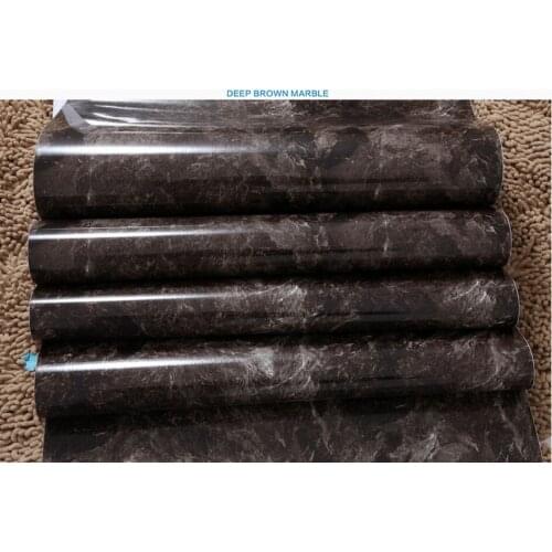 Imitation marble texture wallpaper Thickened self-adhesivePVC waterproof scrubable wallpaper TV background furniture renovation
