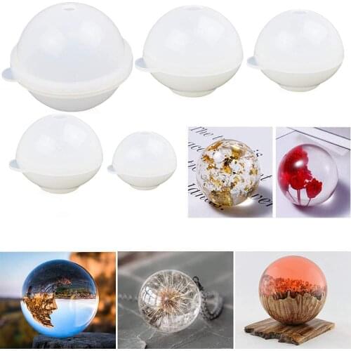 Sphere Square Pyramid Jewelry Casting Molds The Multi-Faceted Silicone Mold for Making Crafting, Resin Epoxy,Soap, Candles