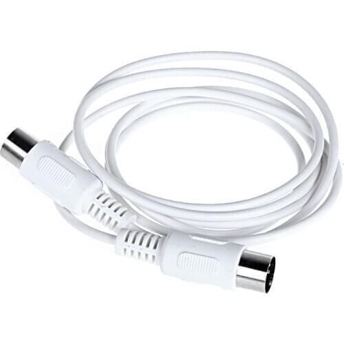 MIDI Extension Cable to Male 5 Pin 1.5/4.95FT High Quality 5 Pin Male to 5 Pin Male MIDI Extension Cable