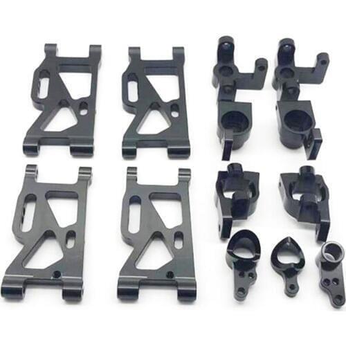 RC Car Upgrade Parts Metal RC Model Car Steering Cup Replacement Front Rear Wheel Swing Arm for WLtoys 144001