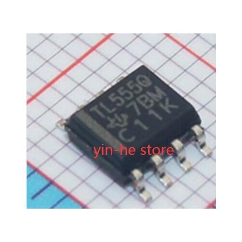 10PCS TLC555QDRG4 TLC555Q SOP8 Instruments timer/oscillator time base integration