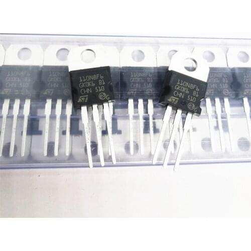 100% orginal and new STP110N8F6 ST 110N8F6 Trans MOSFET N-CH 80V 110A 3-Pin(3+Tab) TO-220AB Tube best qualtiy