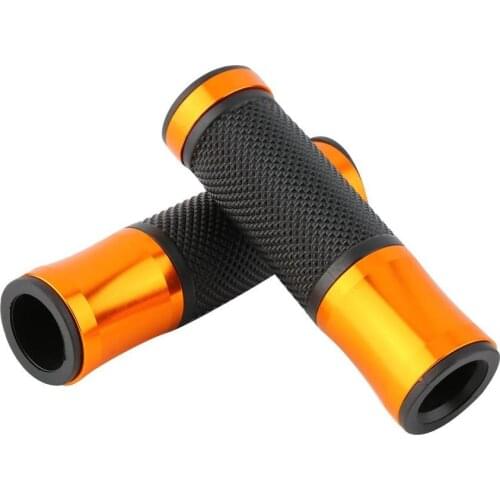 22mm Handle Bar Sports Motorcycle Handle Metal Rubber Gel Hand Grips New