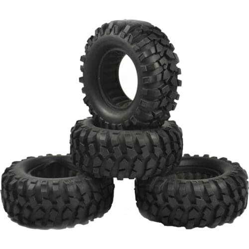 4PCS 1.9 inch Rubber Tyre 1.9 Wheel Tires 96X40MM for 1/10 RC Crawler Traxxas TRX4 Axial SCX10 III AXI03007 90046