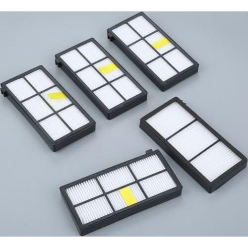 5Pcs Replacement Dust Filters For iRobot Roomba 800 900 Series 870 880 980 Robot Vacuum Cleaner Filter Parts Accessories