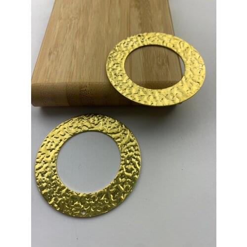 6.pcs Brass ROUND Raw Brass Faceted Tiny Squares. woman rings. lady earring. Wpman fashion jewelry. Brass tools