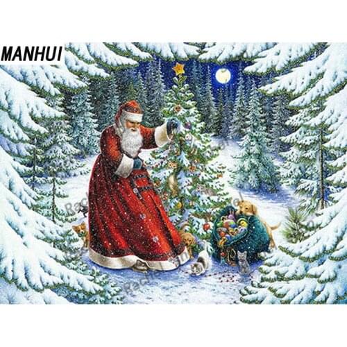 Diamond Embroidery Diy Diamond Painting Cross Stitch Kits Diamond Mosaic Christmas series Full Square Diamond Embroidey DS224