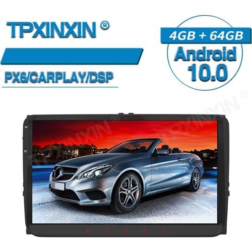 4+64G For Volkswagen Magotan Android Radio Car Multimedia Player GPS Navigation Audio Stereo Screen DVD Head Unit Tape Recorder