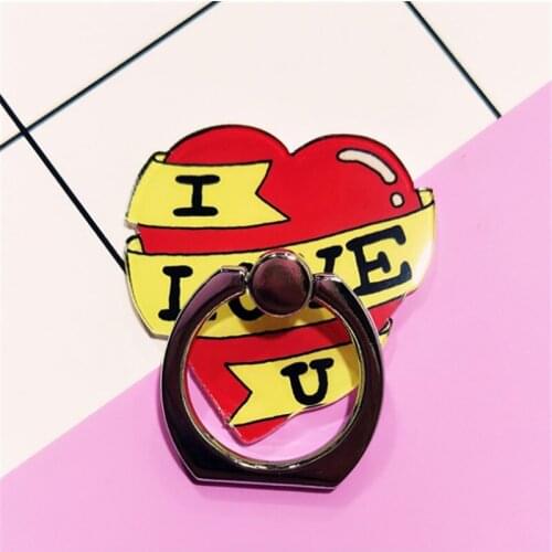 UVR 360 Degree Grotesque Character Finger Ring Smartphone Stand Holder Mobile Phone Holder Stand For iPhone All Phone