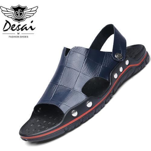 DESAI Men's Leather Sandals