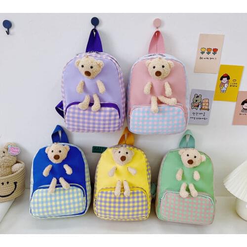 Cartoon Cute Bunny Childrens Shoulder Bag Casual Baby Kids Mini Backpack Kindergarten Boys Girls Small School Bags Handbags