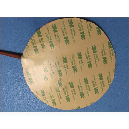 Gomma di silicone riscaldatore per stampante 3d 120 v 500 w diametro 400mm 3m adhesive 100 k termistore piombo filo oil heater
