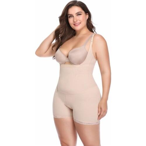 6XL Bodysuit Shapewear Waist Trainer Butt Lifter Tummy Shaper Panties Slimming Corset Zipper Full Body Shaper Girdles Lingerie