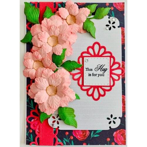 NS0003 Nicole Die cutting plate Flower set Metal die cuts for scrapbooking and card making paper