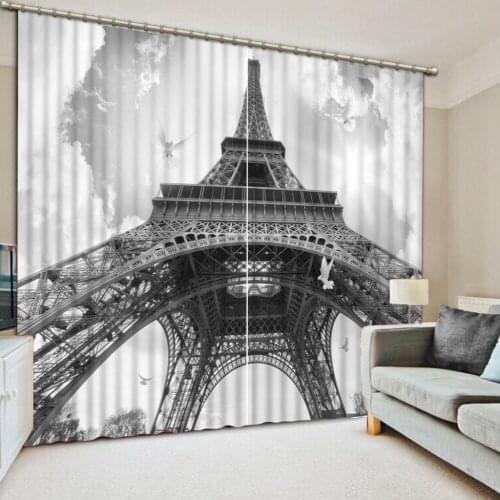Newest 3D Printing Curtains Hight Quality Blackout Cortians Full Light Shading Bedroom Livng Room Curtains Cortina CL-D007