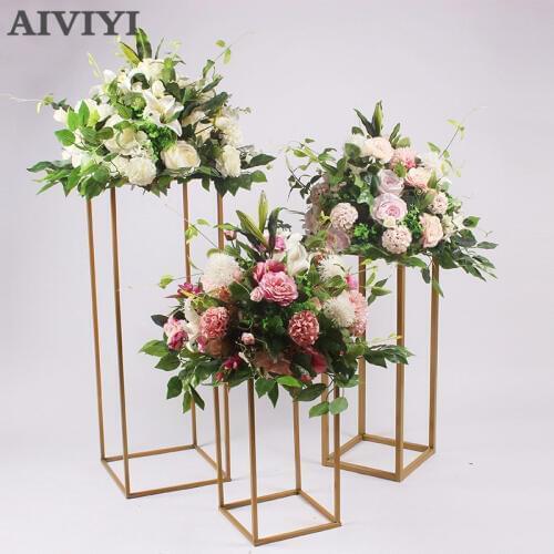 New luxury wedding decoration window display artificial flower ball main table lace party arrangement photo props hotel DIY