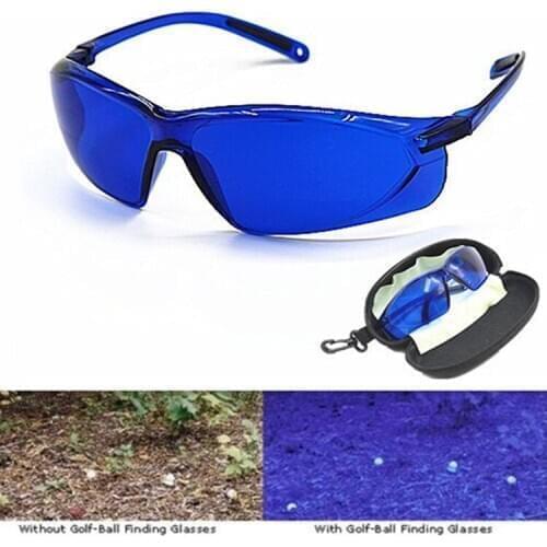 Golf finding glasses,Golf Ball Finder Professional Lenses Glasses,Sports Sunglasses Fit for Running Golf Driving,ship with case