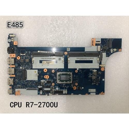 Original laptop Lenovo ThinkPad E485 E585 Motherboard mainboard NMB531 CPU R7-2700U FRU 02DC237