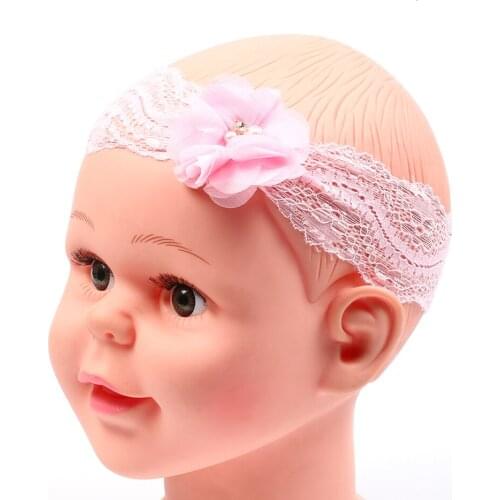 Girl baby headband Infant hair accessories clothes band Flower newborn tiara headwrap hairband Gift Toddlers Headwear