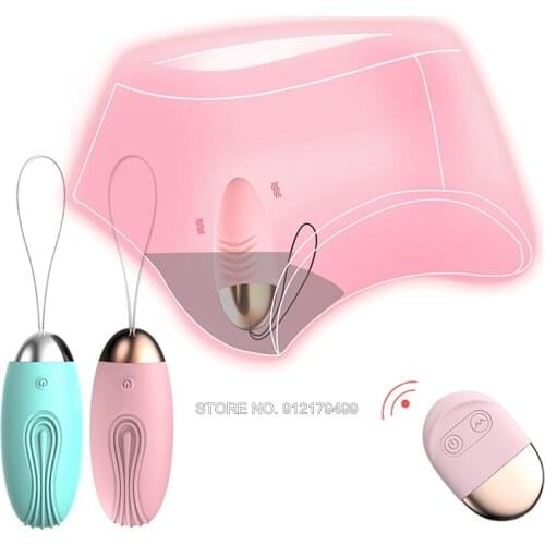 18 G-spot Stimulator USB charging Remote Control 10 Speed Vibrator Insertable Vibrating egg Vaginal massager Sex Toys For Women