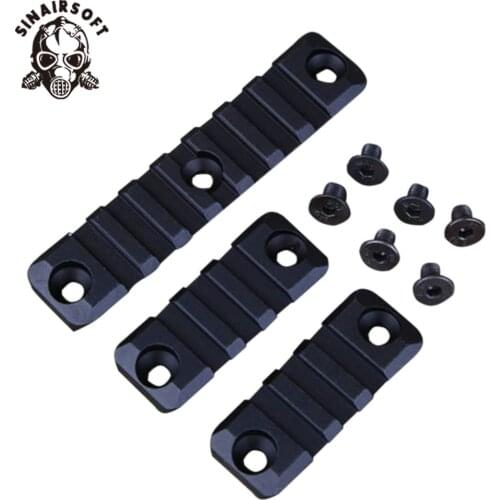 Tactical SMR/HK416 Modular Rails Panel Scope Mount Base CNC Aluminium Handguard Rail Paintball Hunting Accessory With M-LOK