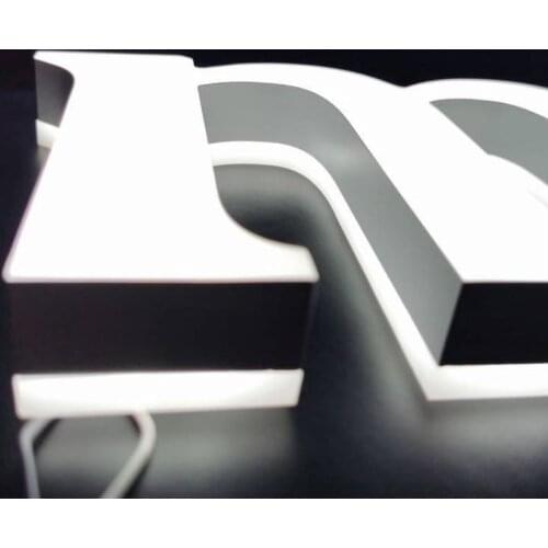 Waterproof Luminous Led Front And Back Letters Customized Acrylic Sign Advertising for 0ffice