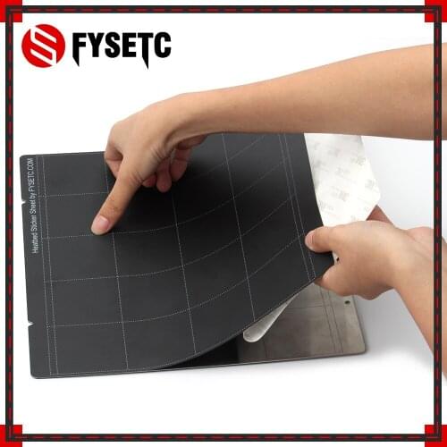 1pc Prusa i3 MK3 MK52 Sheet Heat Bed Platform 3D Printer Printing Buildplate Black Sticker Sheet For Prusa i3 Mk3 Mk2.5 Heat Bed