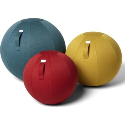 2021 New Sports Yoga Balls with Handle & Cover & Pump Pilates Fitness Gym Balance Fitball Massage Training Workout Exercise Ball