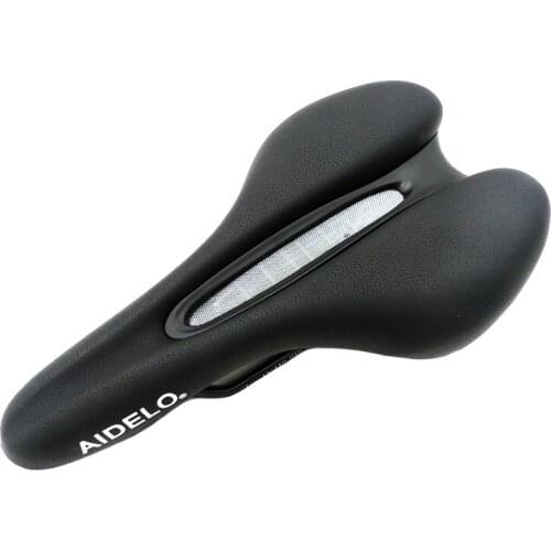 Mountain bike seat hollow breathable silicone cushion bicycle saddle chaunts seat
