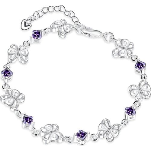 C875 18K gold plated Elegant Deluxe Silver Rhinestone Crystal Bracelet Bangle Jewelry For Women Girl Gift